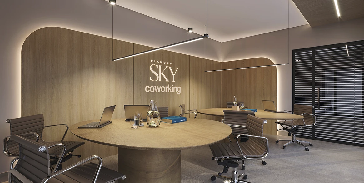 Área comum do Diamond Sky 3